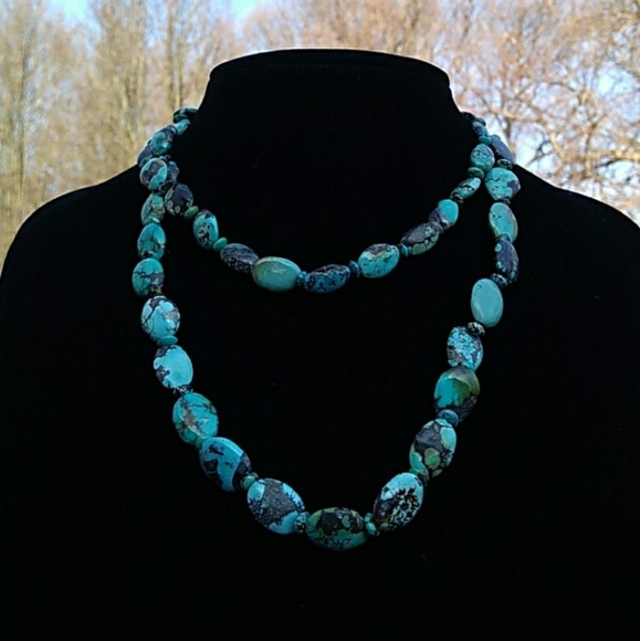 NativeAmerican Joe & Terry Reano Genuine Turquoise - Picture 2 of 8